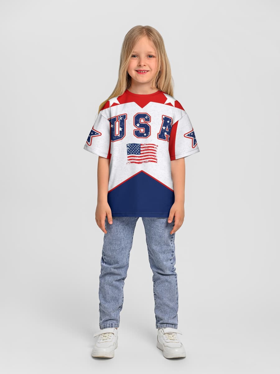 USA Stars Graphic