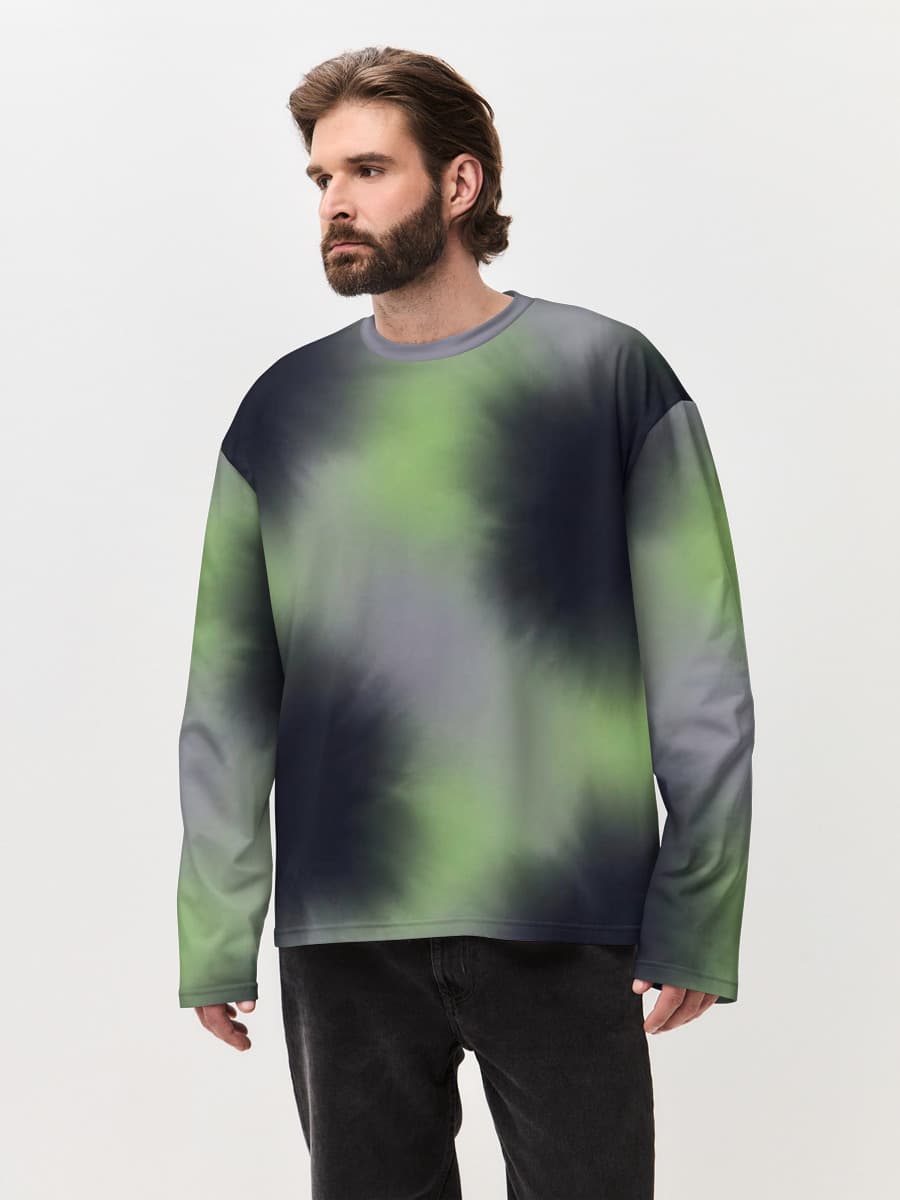 Men's oversized cotton long sleeve