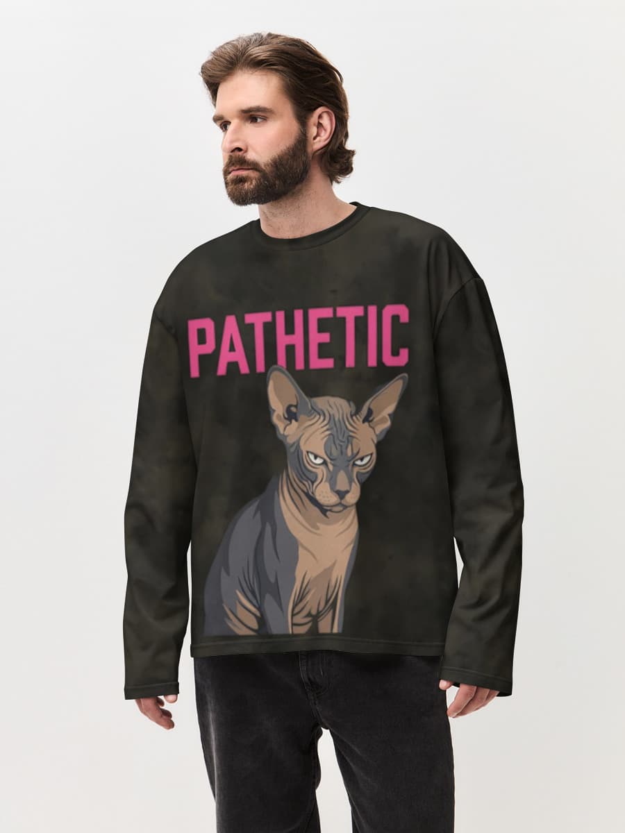 Pathetic Grumpy Sphynx Cat