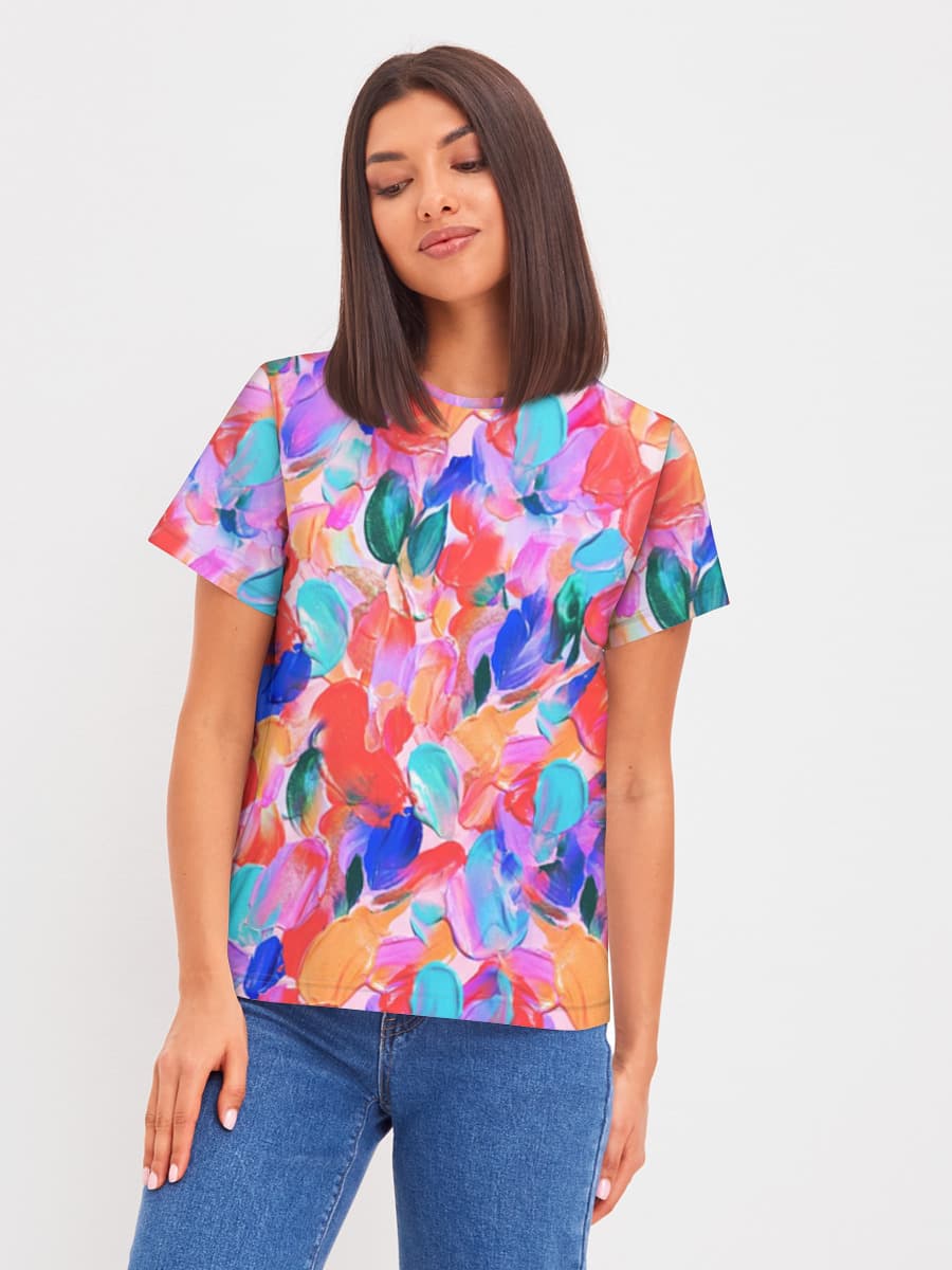 Women's basic cotton T-shirt