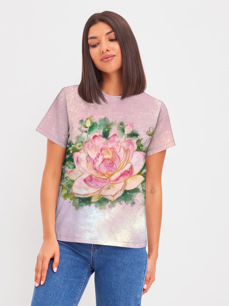 Watercolor Lotus