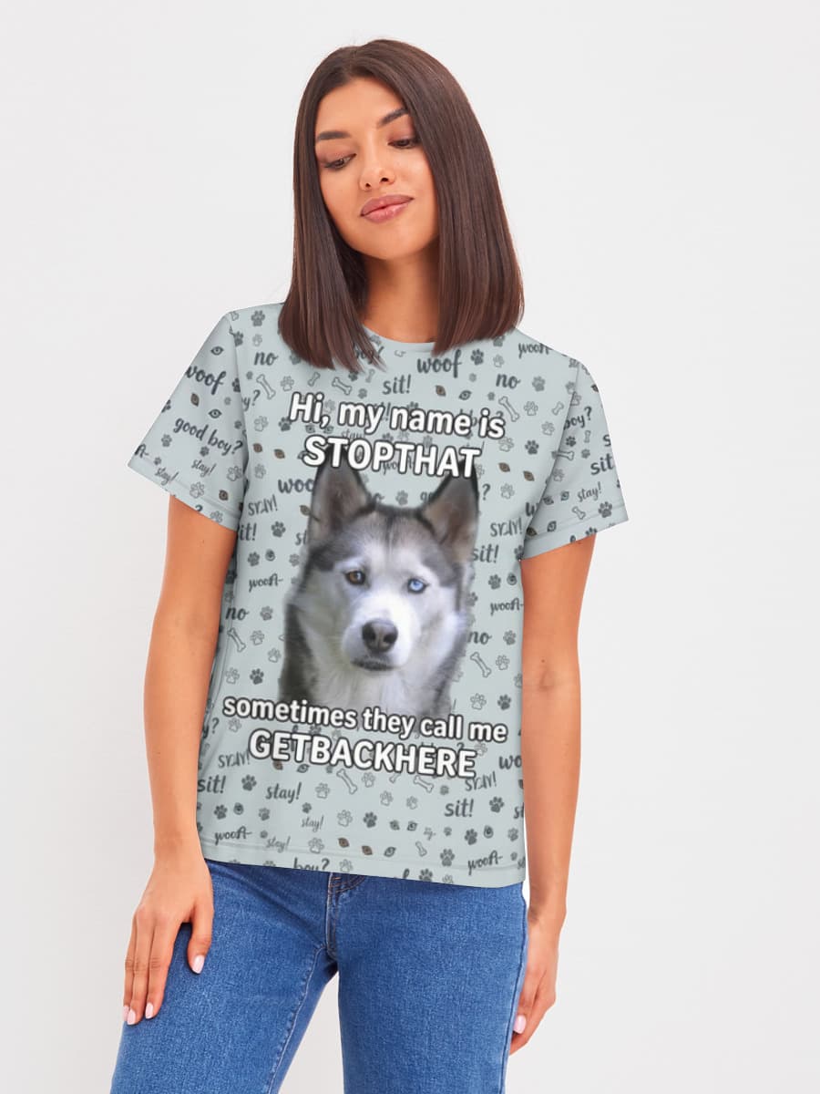Women's basic cotton T-shirt