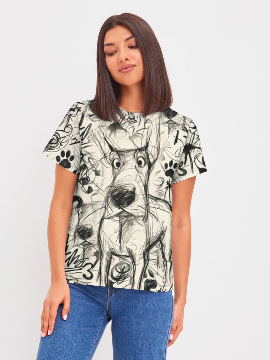 Women's basic cotton T-shirt