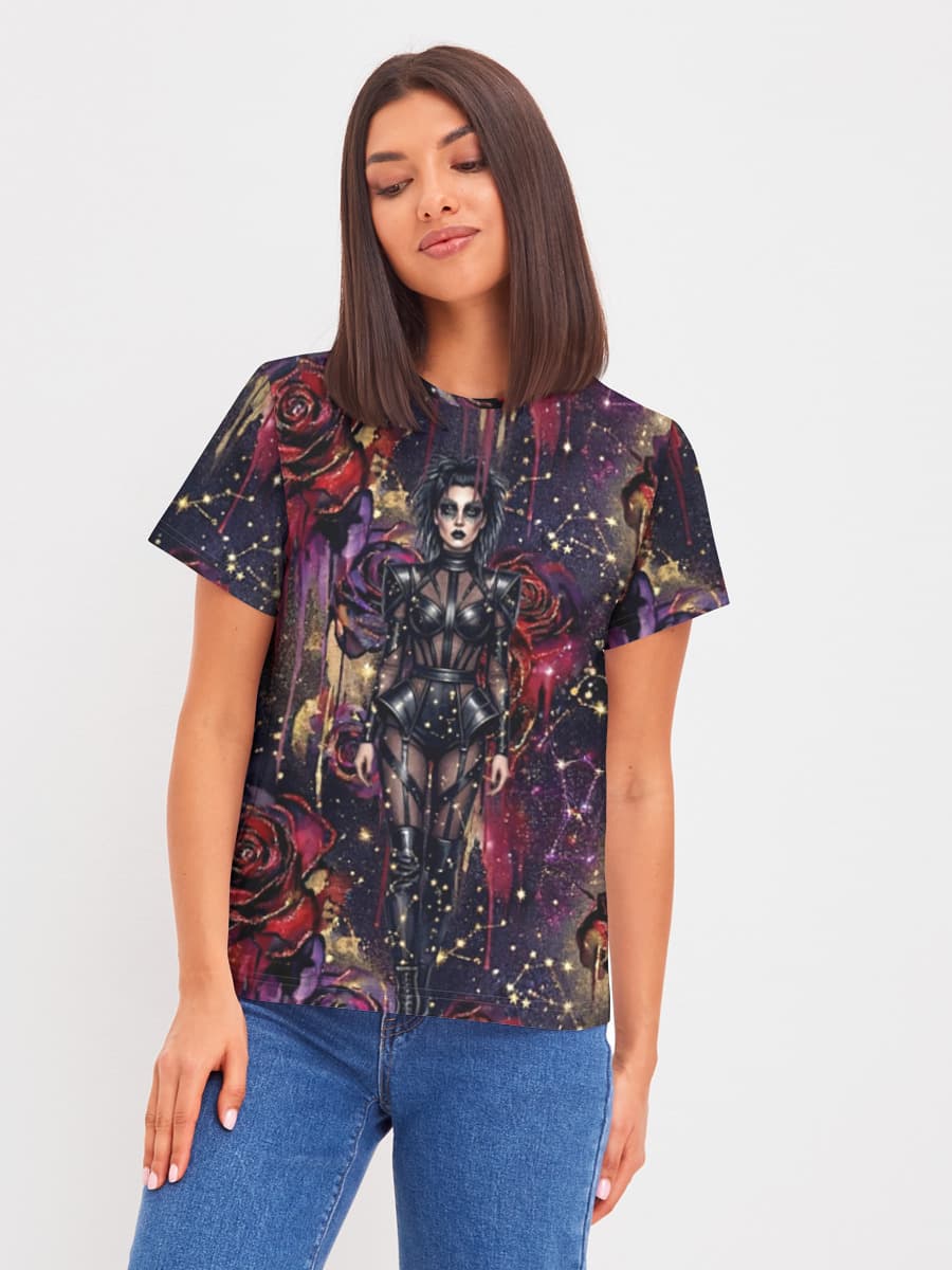 Euphoria After Dark — Women's basic cotton T-shirt