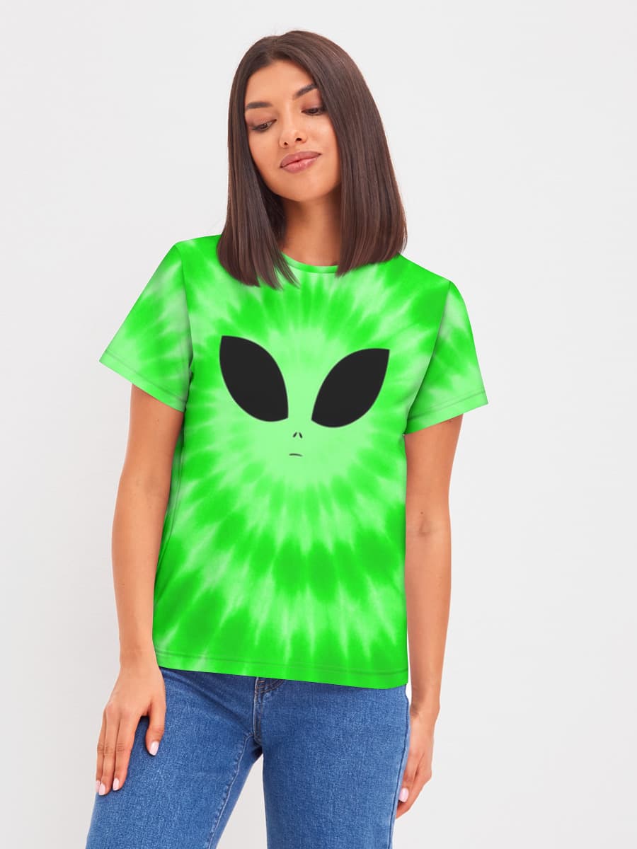 Alien Green Tie Dye