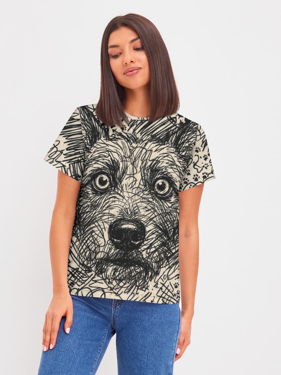 Women's basic cotton T-shirt