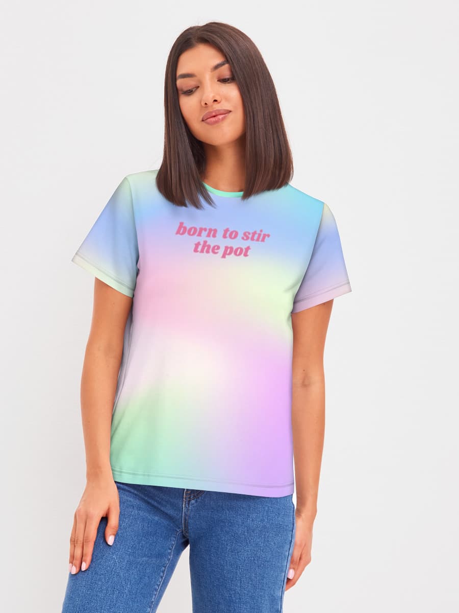 Women's basic cotton T-shirt