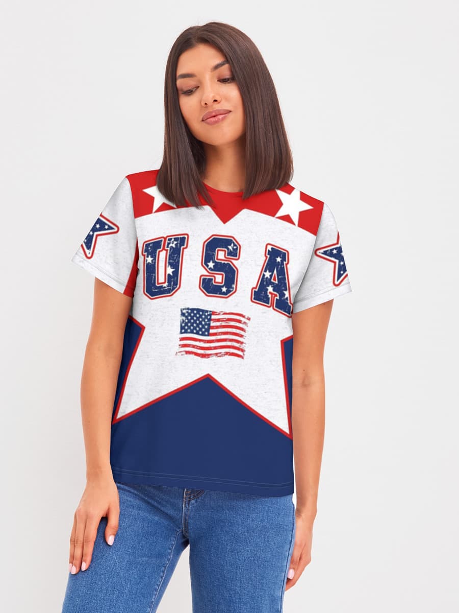 USA Stars Graphic