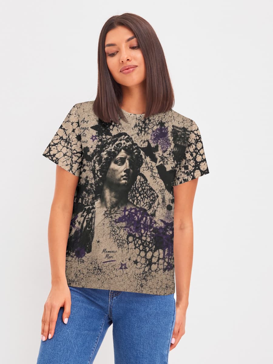 Women's basic cotton T-shirt