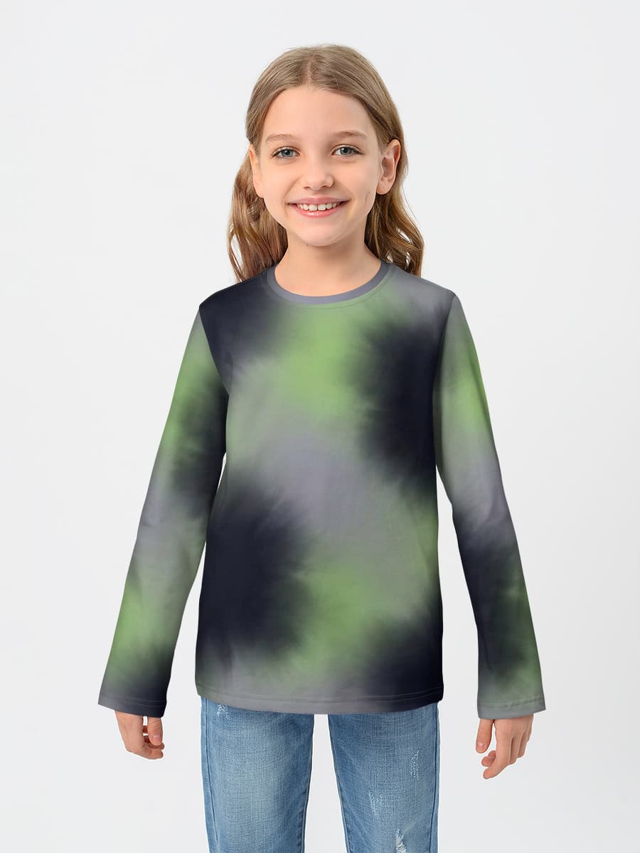 Children's cotton long sleeve shirt