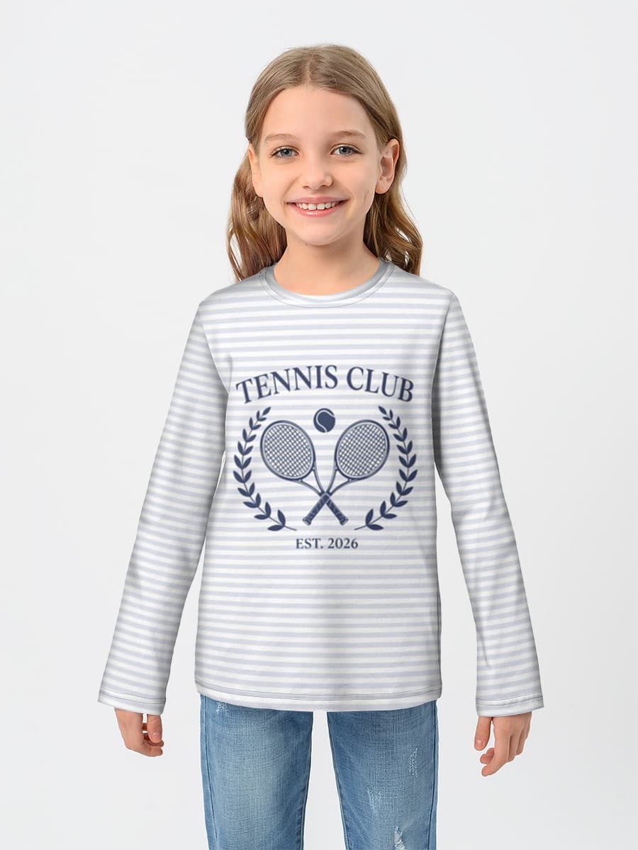 Children's cotton long sleeve shirt