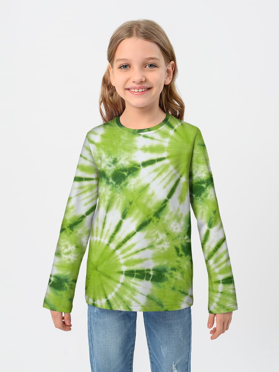 Kiwi Burst Tie-Dye Explosion