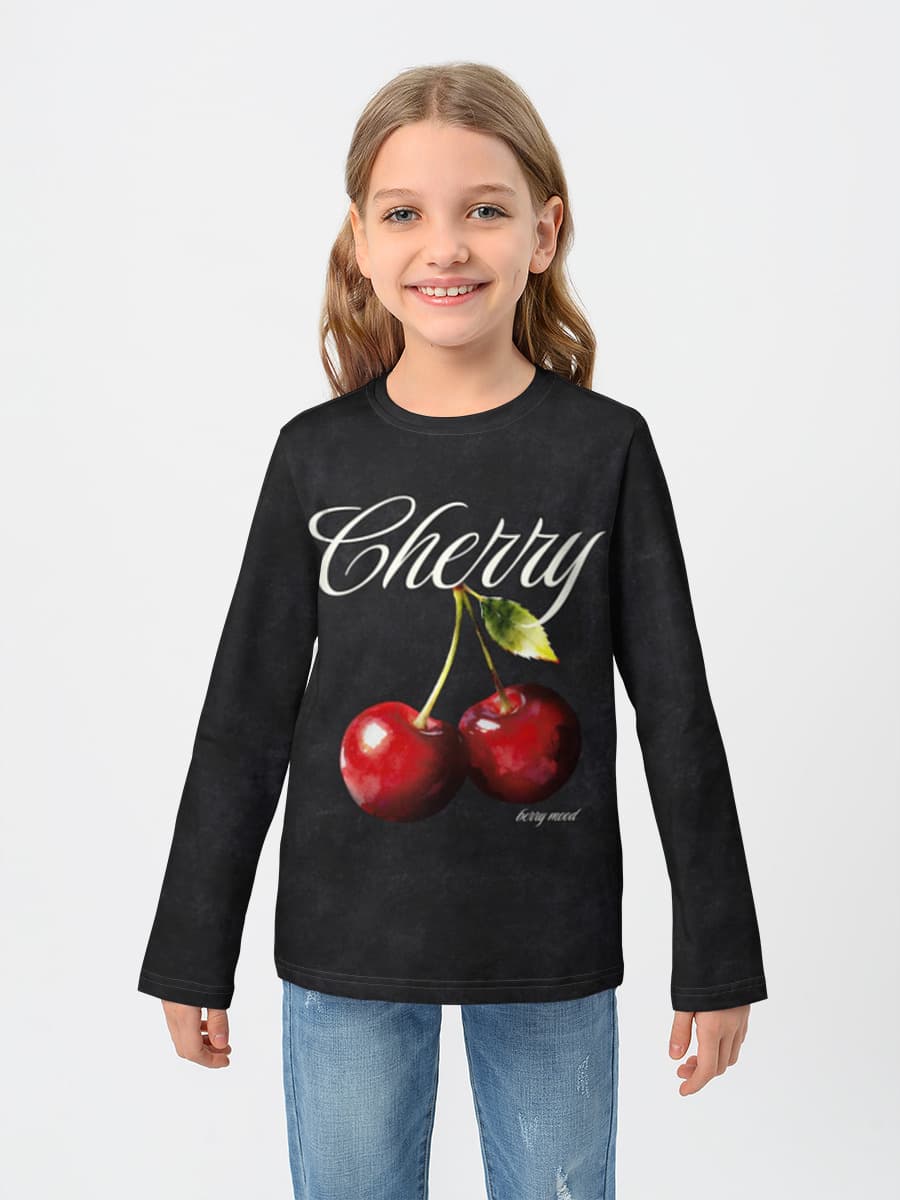 Children's cotton long sleeve shirt