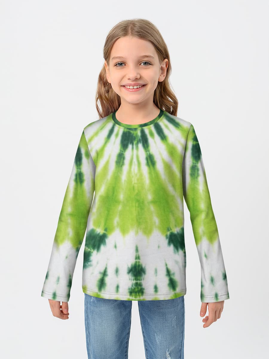 Children's cotton long sleeve shirt