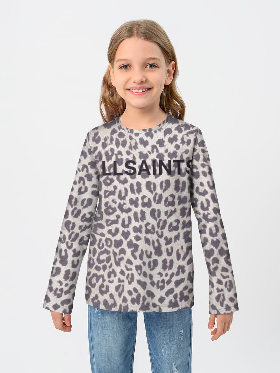 Children's cotton long sleeve shirt