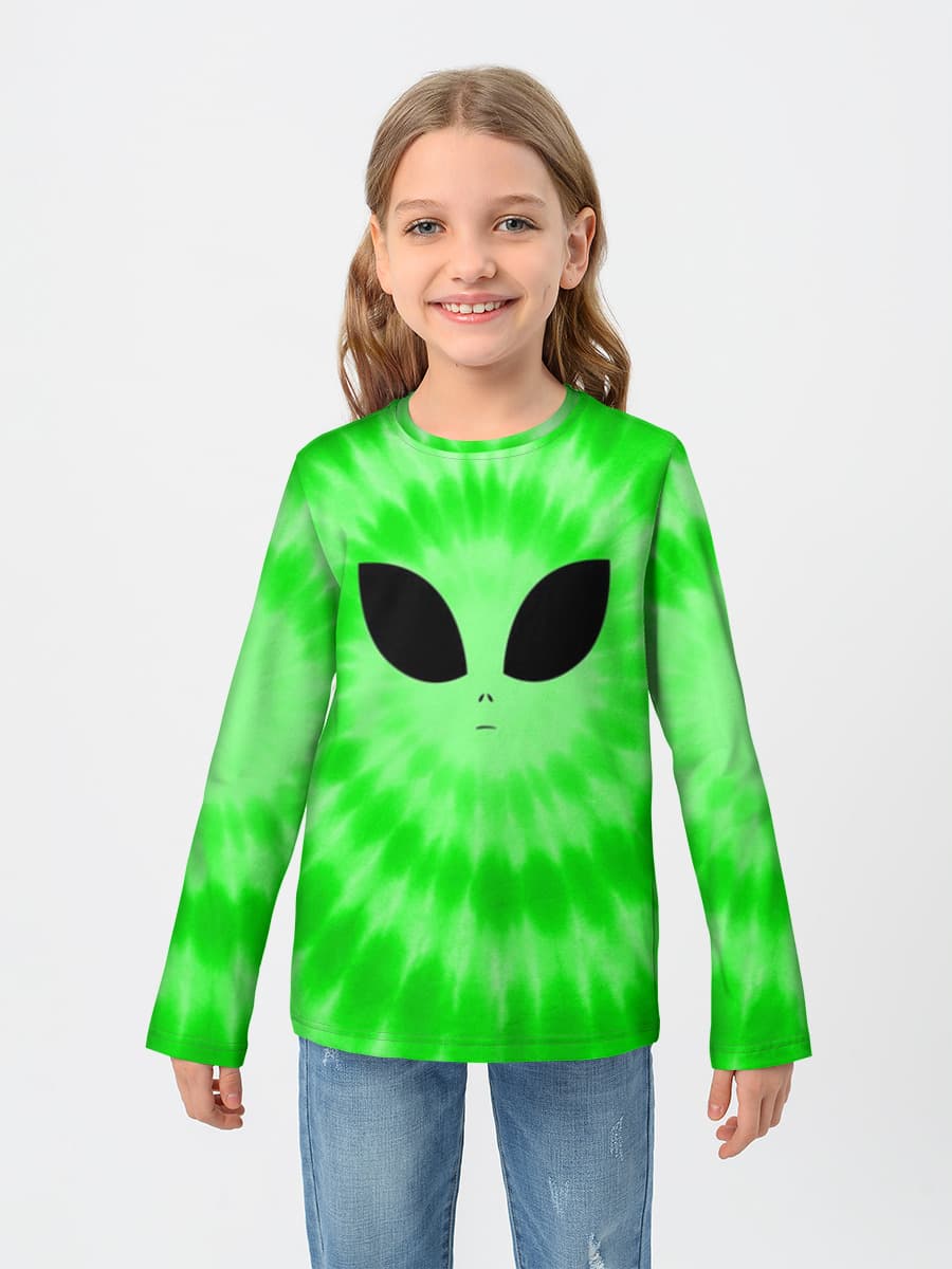 Alien Green Tie Dye