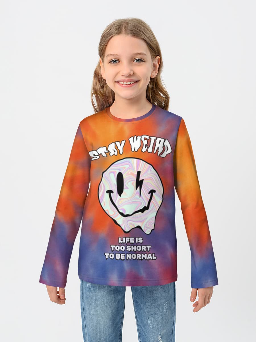 Children's cotton long sleeve shirt