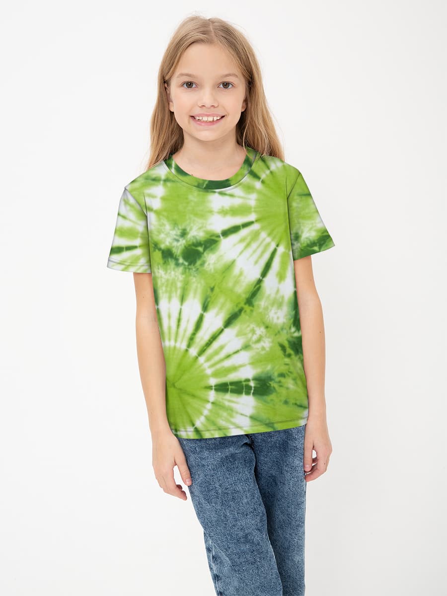 Kiwi Burst Tie-Dye Explosion