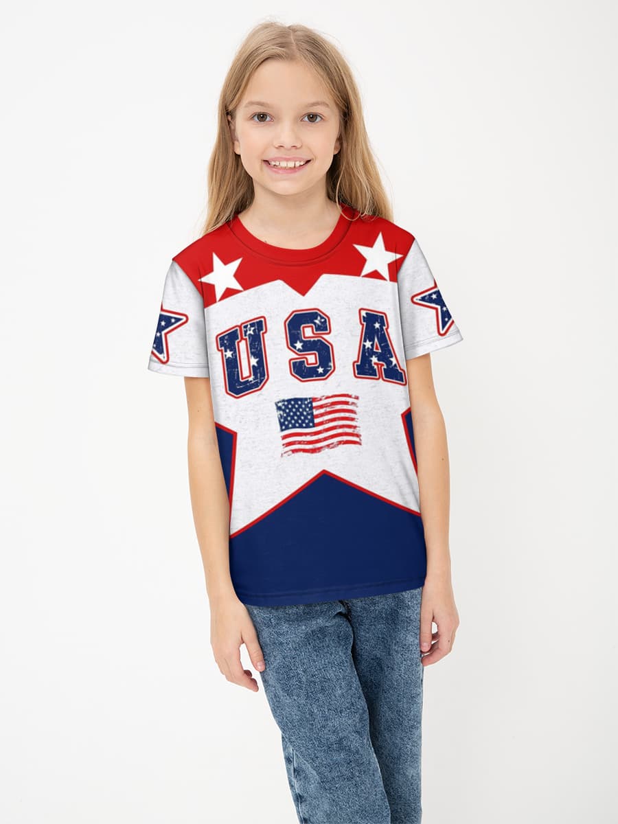 USA Stars Graphic