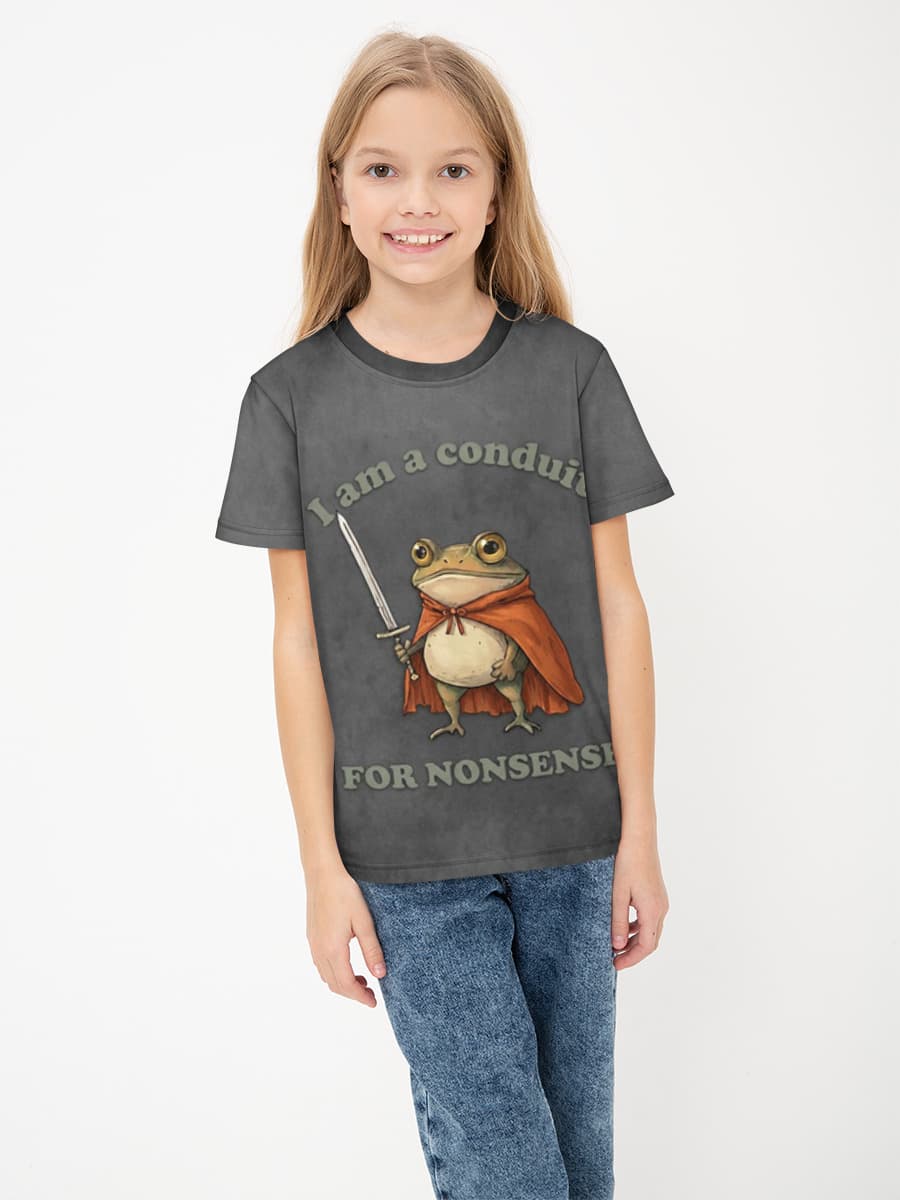 Children's cotton T-shirt (for girls. Copy)