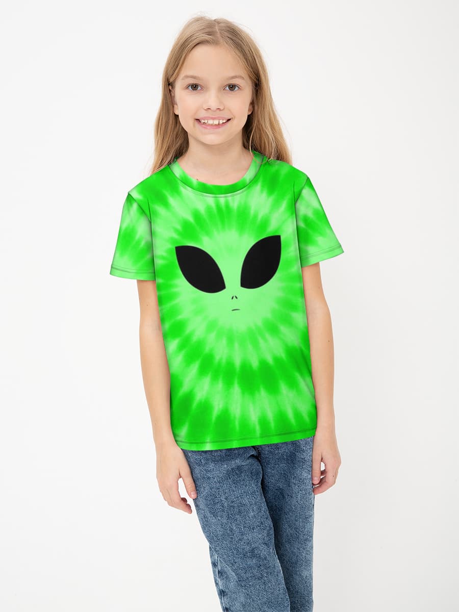 Alien Green Tie Dye
