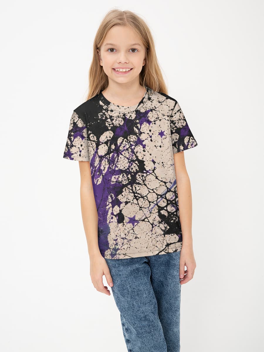 Children's cotton T-shirt (for girls. Copy)