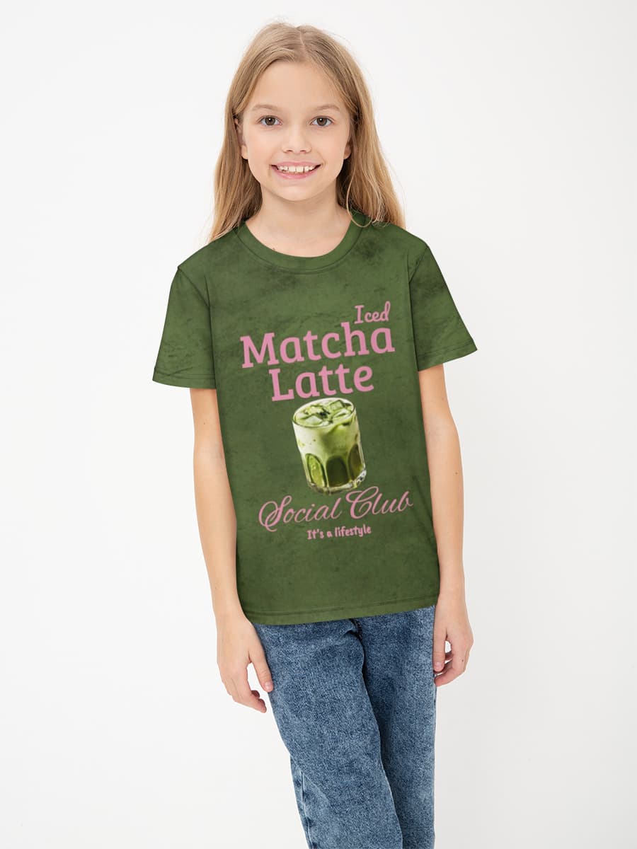 Children's cotton T-shirt (for girls. Copy)